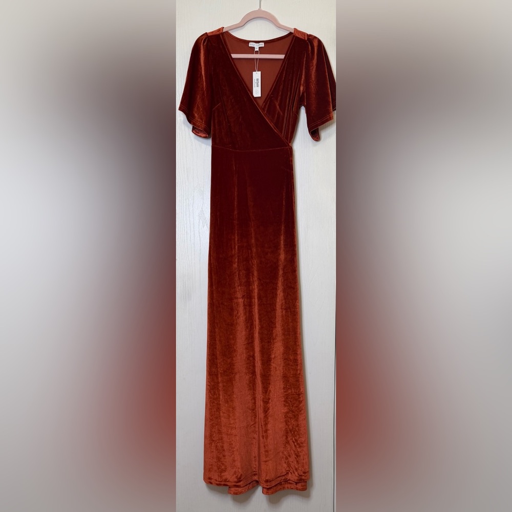 Baltic Born Copper Velvet Gown